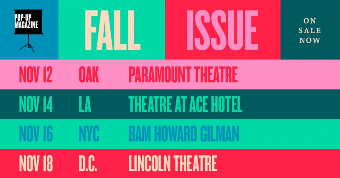 Pop-Up Magazine: The Fall Issue at Arlene Schnitzer Concert Hall