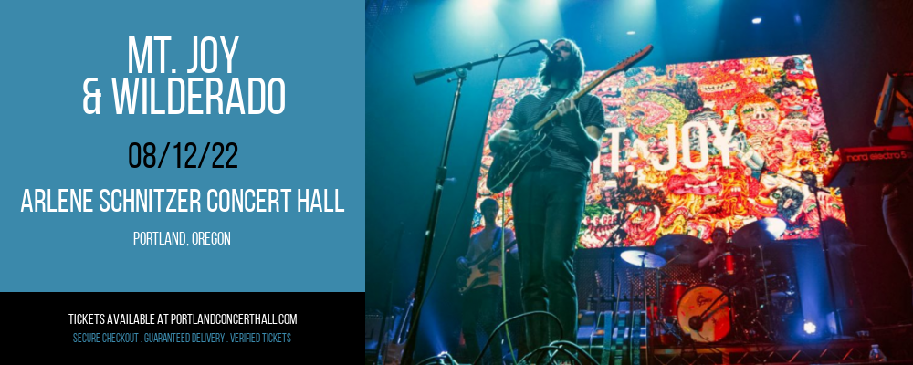 Mt. Joy & Wilderado at Arlene Schnitzer Concert Hall tickets Mt. Joy & Wilderado at Arlene Schnitzer Concert Hall