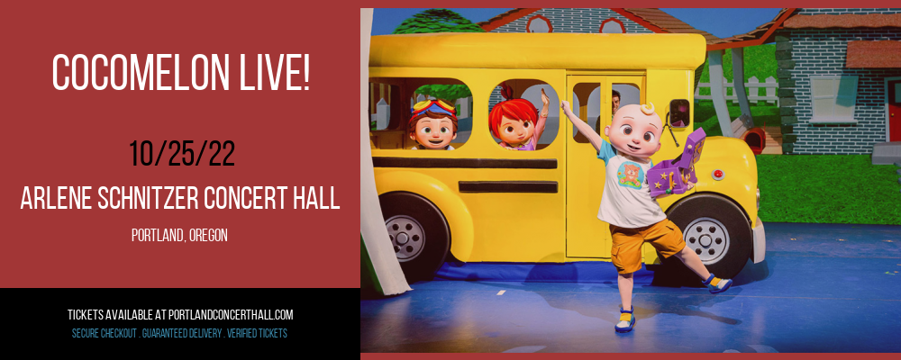 CoComelon Live! at Arlene Schnitzer Concert Hall tickets CoComelon Live! at Arlene Schnitzer Concert Hall