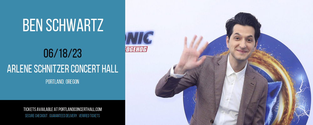 Ben Schwartz at Arlene Schnitzer Concert Hall