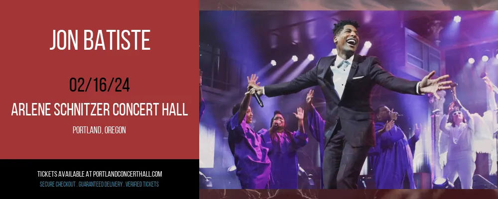 Jon Batiste at Arlene Schnitzer Concert Hall