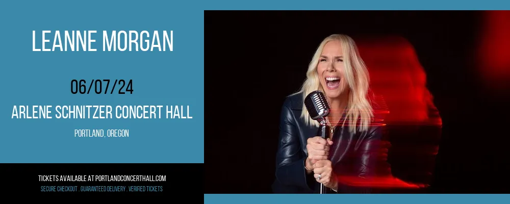 Leanne Morgan at Arlene Schnitzer Concert Hall