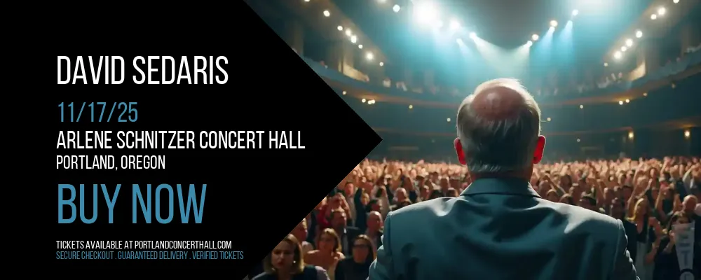 David Sedaris at Arlene Schnitzer Concert Hall