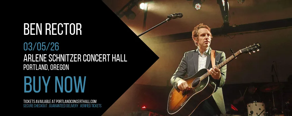 Ben Rector at Arlene Schnitzer Concert Hall