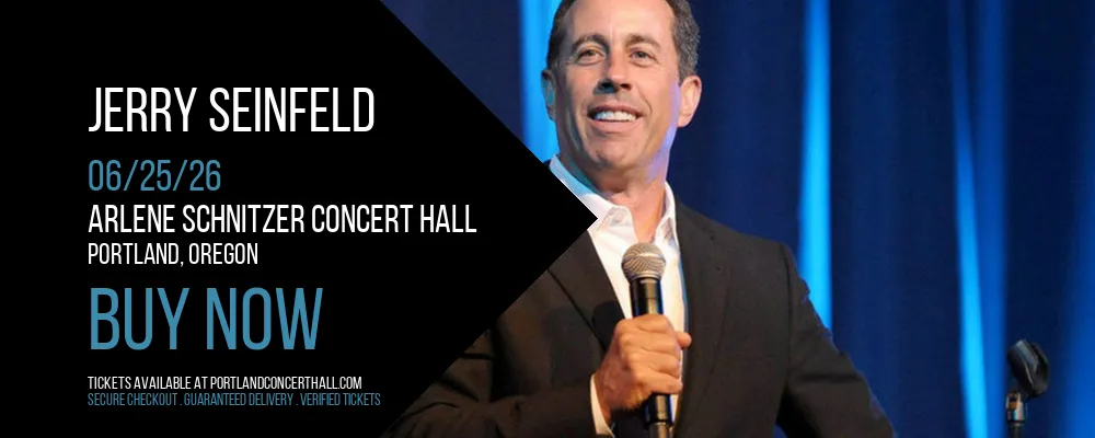 Jerry Seinfeld at Arlene Schnitzer Concert Hall