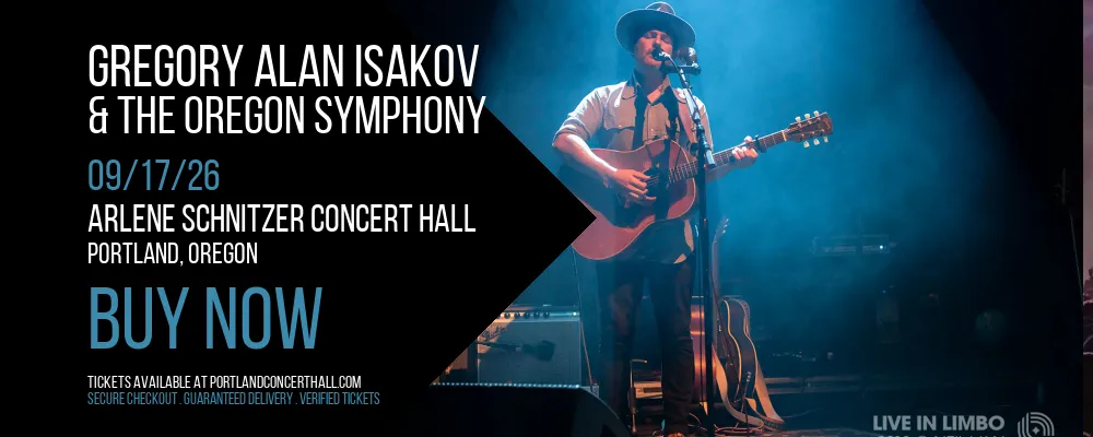 Gregory Alan Isakov & The Oregon Symphony at Arlene Schnitzer Concert Hall