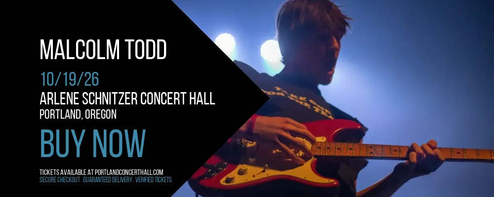 Malcolm Todd at Arlene Schnitzer Concert Hall