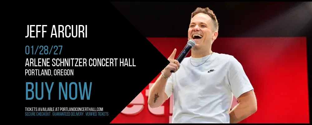 Jeff Arcuri at Arlene Schnitzer Concert Hall